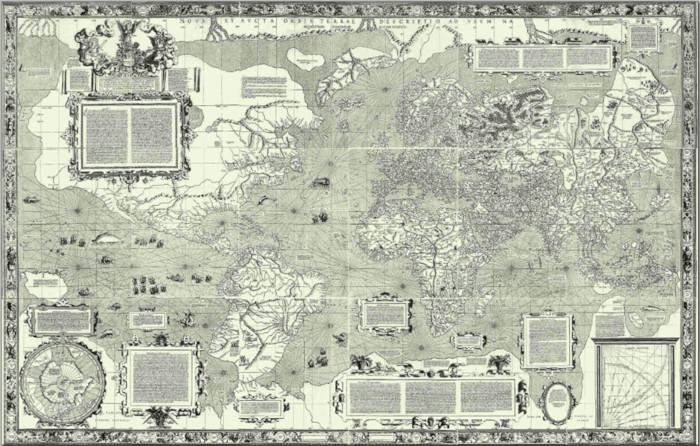 Mapa del mundo de Mercator