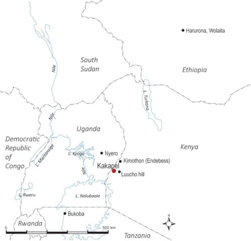 Científicos resuelven el misterio de las pinturas rupestres de hace 9.000 años en Kenia.