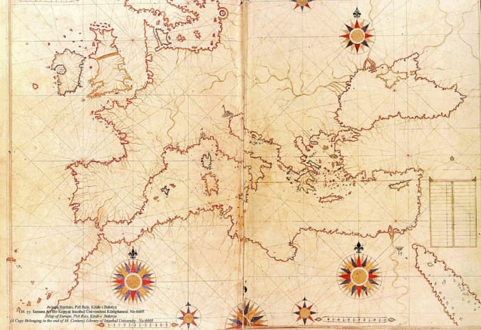El fantasma de Colón y la geometría imposible del mapa de Piri Reis
